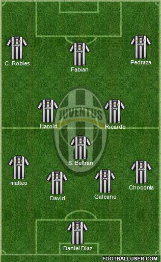Juventus Formation 2013