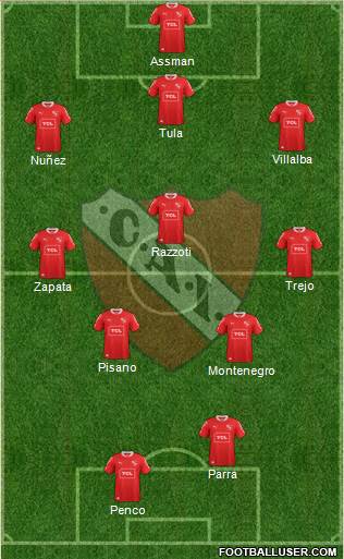 Independiente Formation 2013