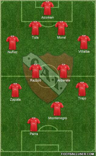 Independiente Formation 2013