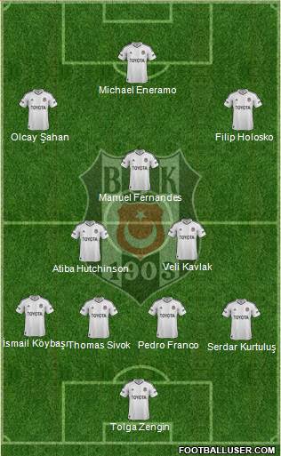 Besiktas JK Formation 2013