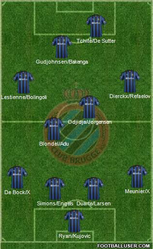 Club Brugge KV Formation 2013