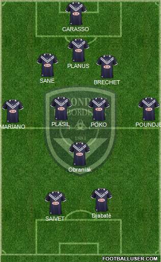 FC Girondins de Bordeaux Formation 2013