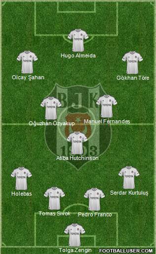 Besiktas JK Formation 2013