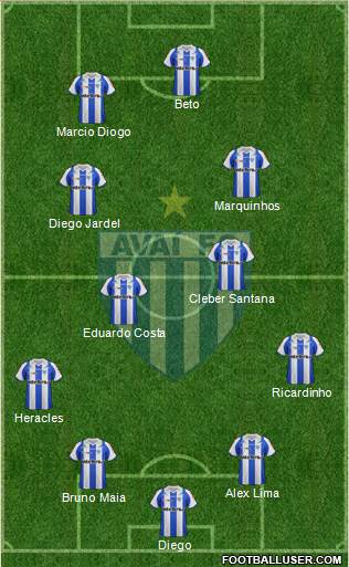 Avaí FC Formation 2013