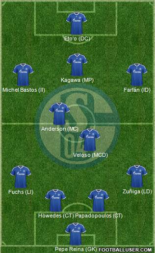 FC Schalke 04 Formation 2013