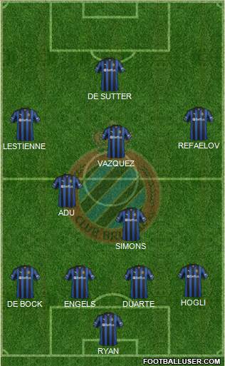 Club Brugge KV Formation 2013