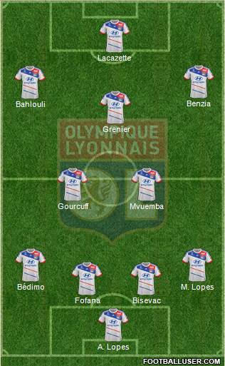 Olympique Lyonnais Formation 2013