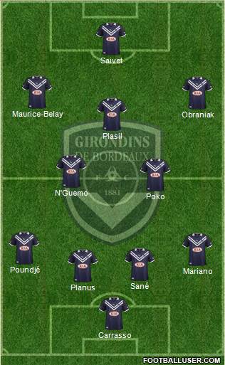 FC Girondins de Bordeaux Formation 2013