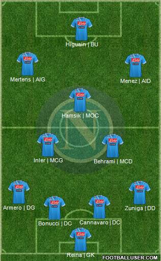 Napoli Formation 2013