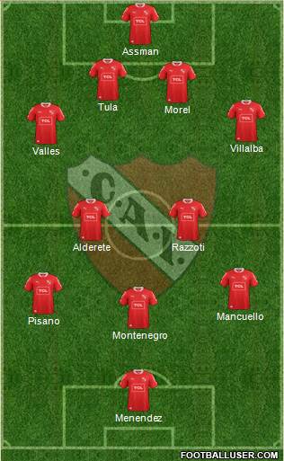Independiente Formation 2013
