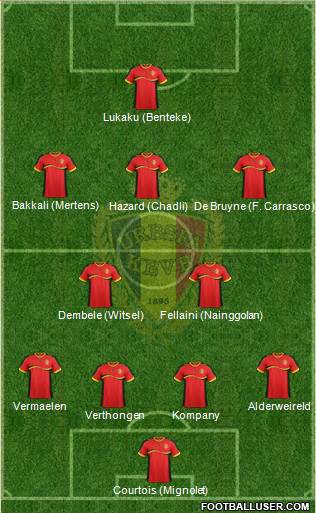 Belgium Formation 2013