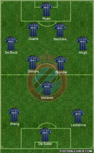 Club Brugge KV Formation 2013
