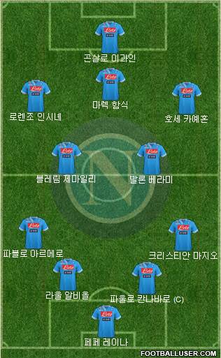 Napoli Formation 2013