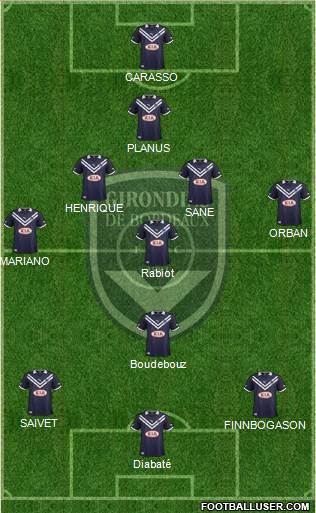 FC Girondins de Bordeaux Formation 2013