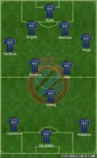 Club Brugge KV Formation 2013