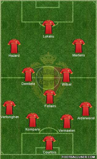 Belgium Formation 2013