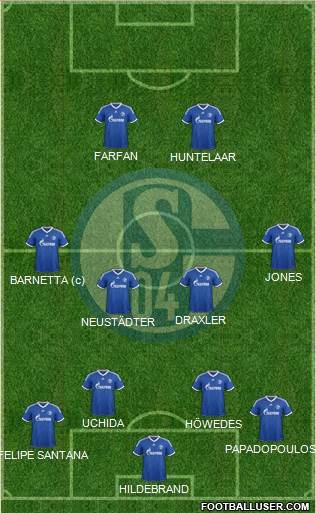 FC Schalke 04 Formation 2013