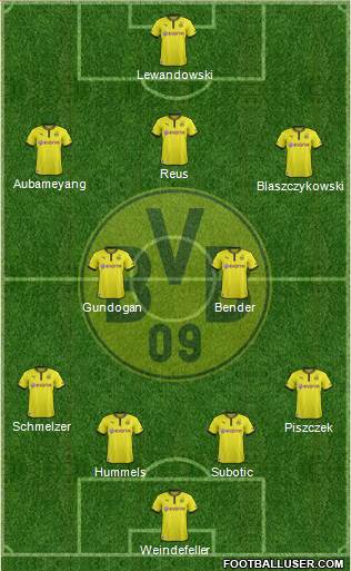 Borussia Dortmund Formation 2013