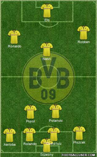 Borussia Dortmund Formation 2013