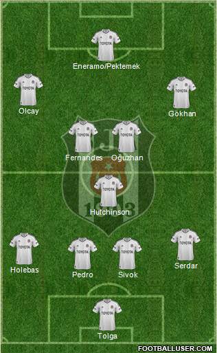 Besiktas JK Formation 2013