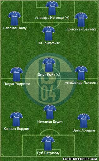 FC Schalke 04 Formation 2013