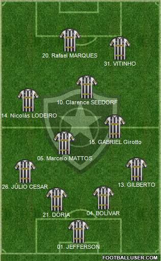 Botafogo FR Formation 2013