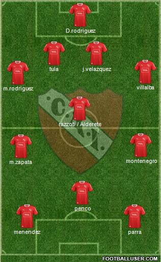 Independiente Formation 2013