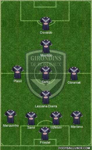 FC Girondins de Bordeaux Formation 2013