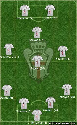 Pro Vercelli Formation 2013