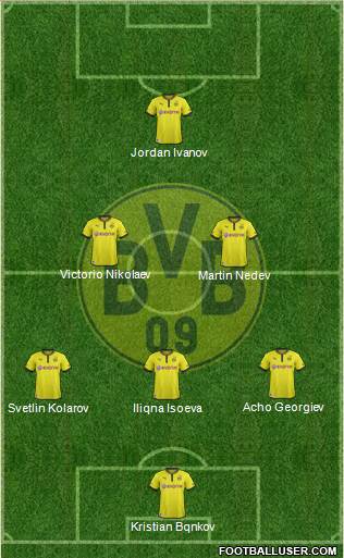 Borussia Dortmund Formation 2013