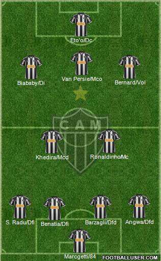 C Atlético Mineiro Formation 2013