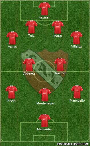 Independiente Formation 2013
