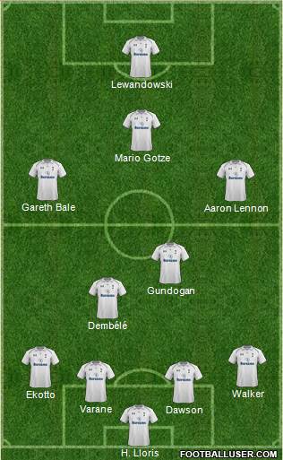 Tottenham Hotspur Formation 2013