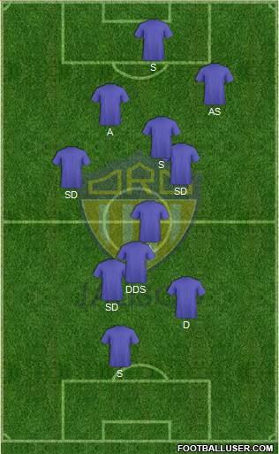 Club de Fútbol Oro Jalisco Formation 2013