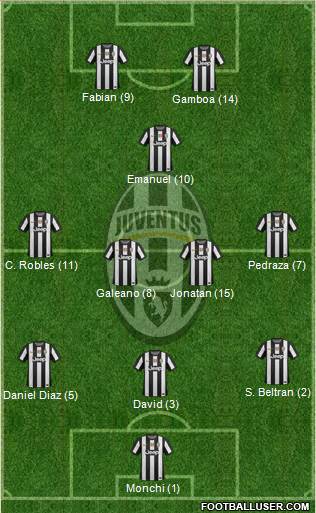Juventus Formation 2013
