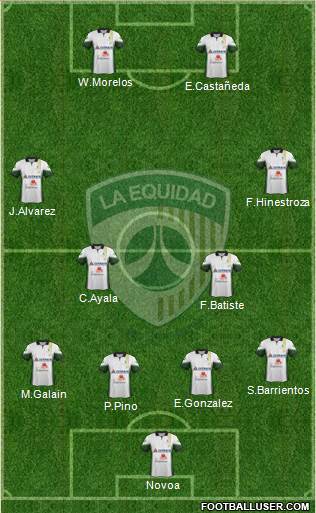 CD La Equidad Formation 2013