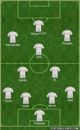 Swansea City Formation 2013