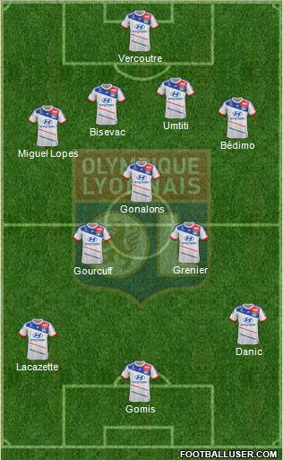 Olympique Lyonnais Formation 2013