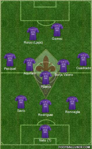 Fiorentina Formation 2013