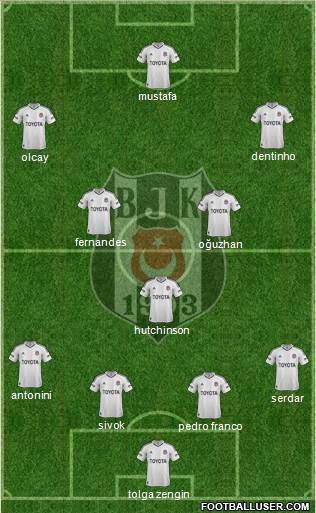 Besiktas JK Formation 2013