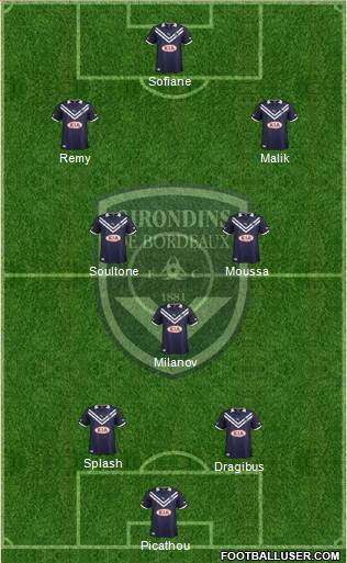 FC Girondins de Bordeaux Formation 2013