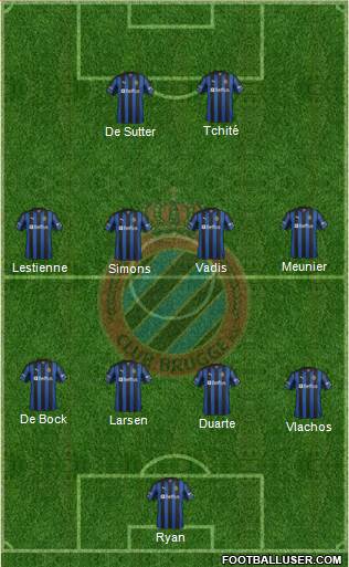Club Brugge KV Formation 2013