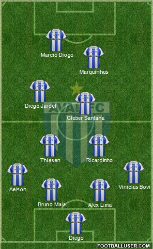 Avaí FC Formation 2013