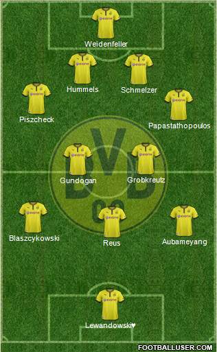 Borussia Dortmund Formation 2013