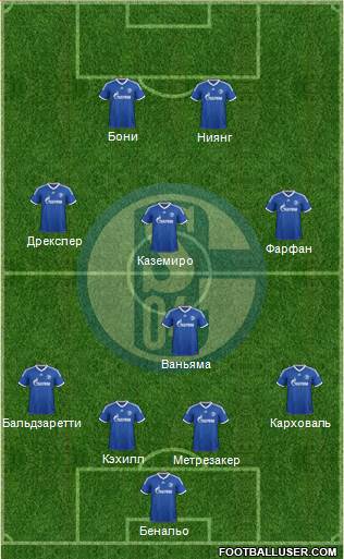 FC Schalke 04 Formation 2013