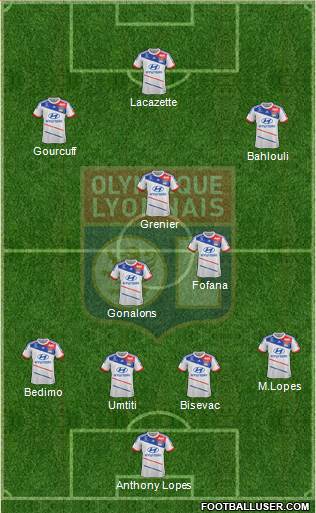 Olympique Lyonnais Formation 2013