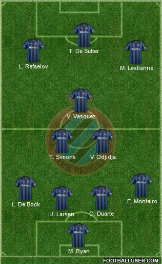 Club Brugge KV Formation 2013
