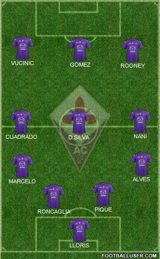 Fiorentina Formation 2013