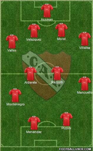 Independiente Formation 2013