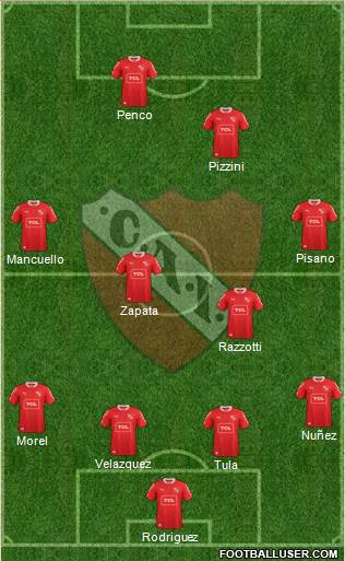 Independiente Formation 2013